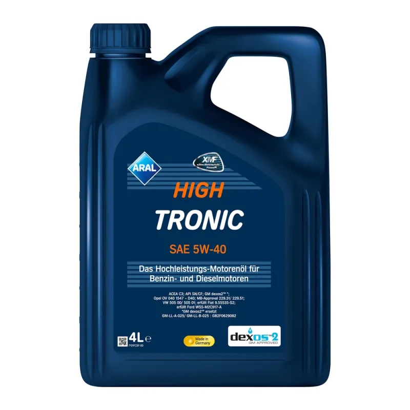 Моторна олія ARAL HighTronic 5W-40 4л (20634)