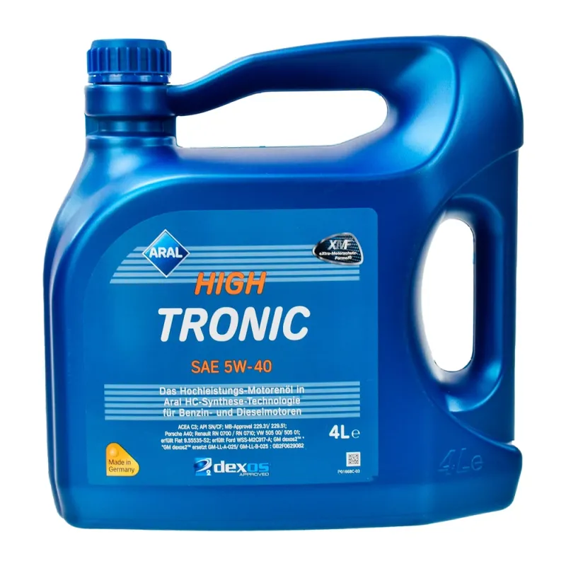 Моторна олія ARAL HighTronic 5W-40 4л (20634)