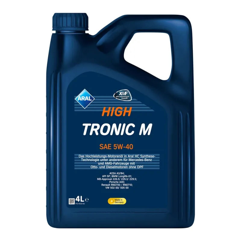 Моторна олива ARAL HighTronic M 5W-40 4л (21404)