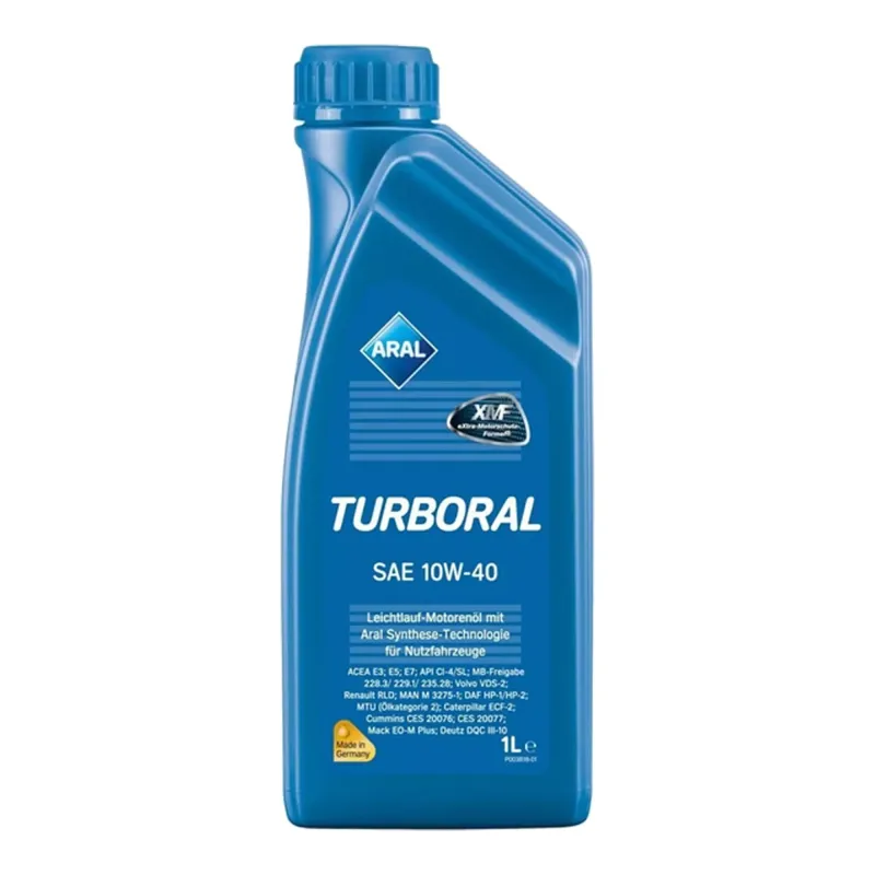 Масло моторне ARAL Turboral 10W-40 1л (22007)