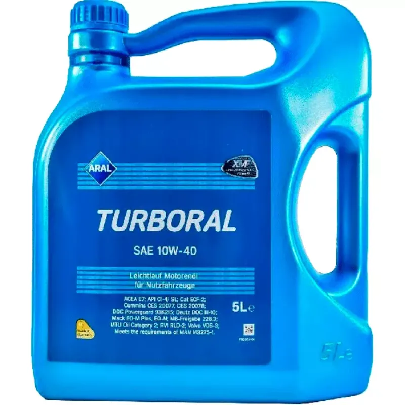 Масло моторне ARAL Turboral 10W-40 5л (22004)