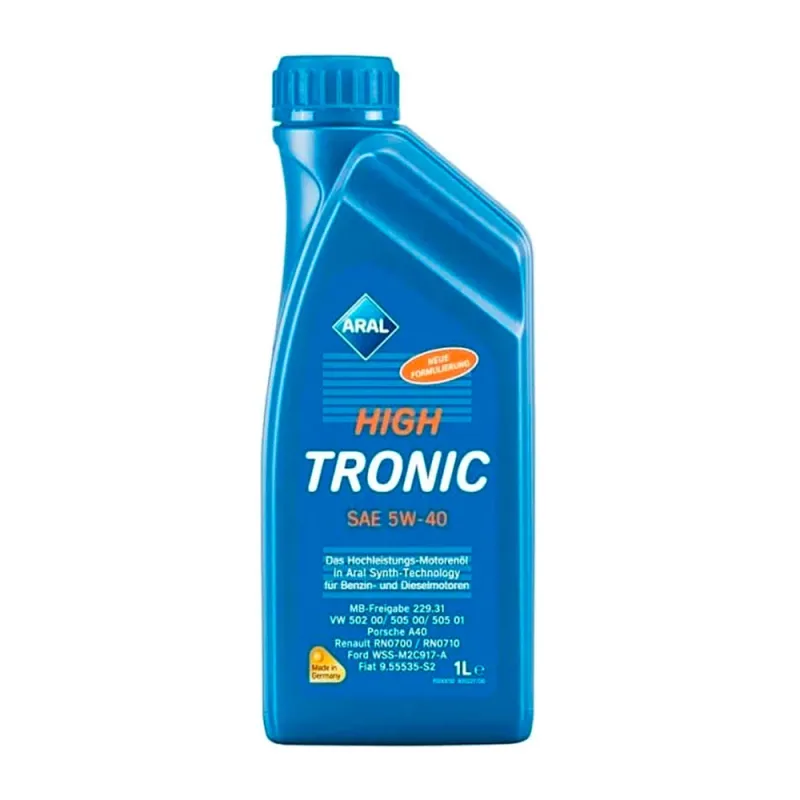 Моторна олія Aral HighTronic 5W-40 1л (HIGHTRONICR5W301L)