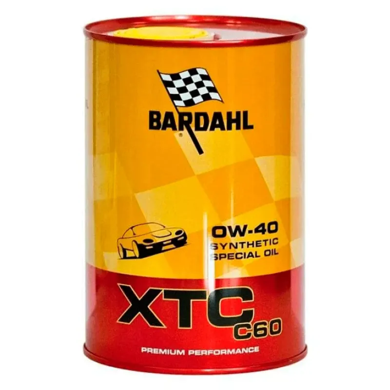 Моторна олива BARDAHL (metal) XTC C60 0W-40 AUTO 1л (300040)