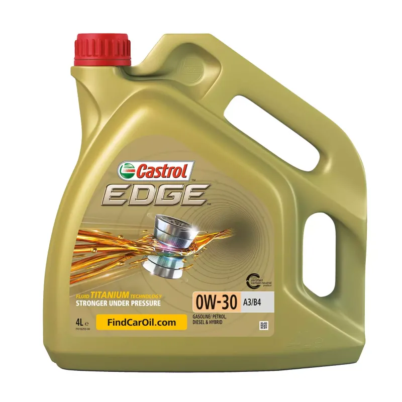 Масло моторне Castrol EDGE 0W-30 A3/B4 4л (FD)