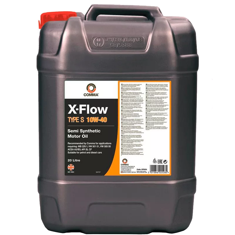 Моторна олива COMMA 10W-40 X-FLow S 20л (XFLOWS10W40SEMI20L)