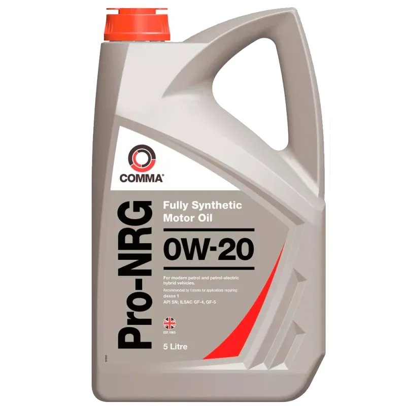 Масло моторне COMMA PRO-NRG 0W-20 5л (D9A97E)