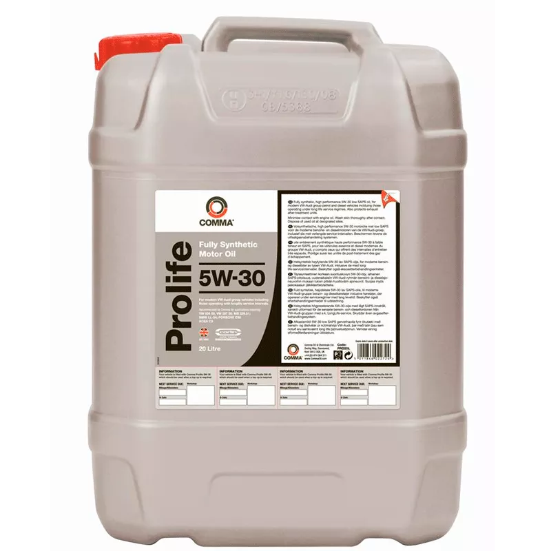 Моторна олива COMMA PROLIFE 5W-30 20л (AA1020)
