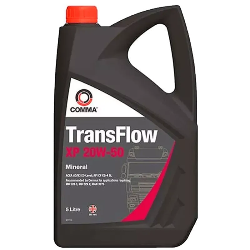 Масло моторне COMMA TRANSFLOW XP 20W-50 5л (C557F0)
