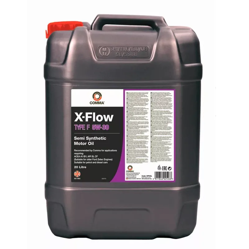 Моторна олива COMMA X-FLOW F 5W-30 SEMI 20л (DA7567)