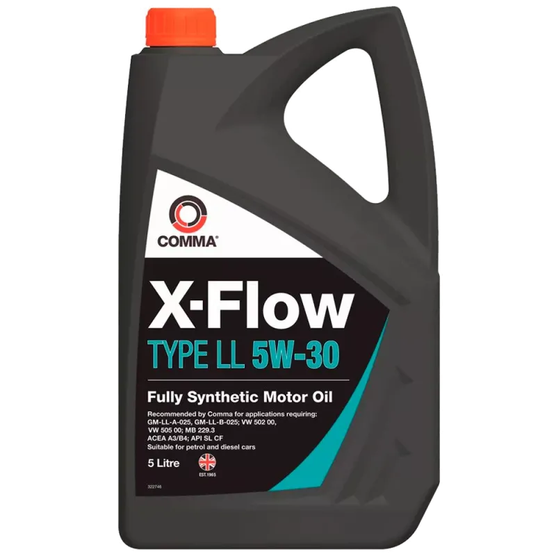 Масло моторне COMMA X-FLOW LL 5W-30 SYN. 5л (B2EB68)