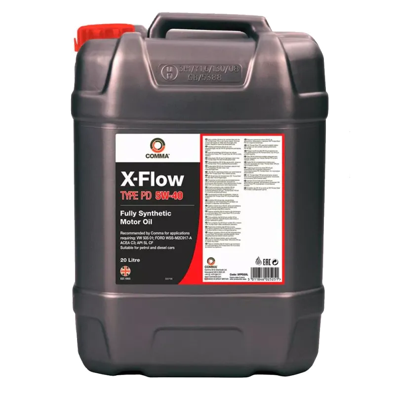 Моторна олива COMMA X-FLOW PD 5W-40 SYNT. 20л (DA758B)