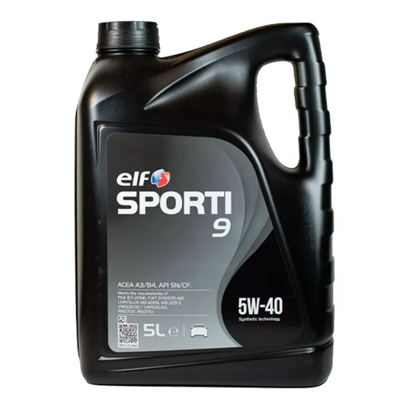 Моторна олива Elf Sporti 9 5W-40 5л (208440)