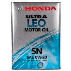 Моторна олива HONDA "Ultra Leo API SN/GF-5 0W-20" 4л (0821799974)