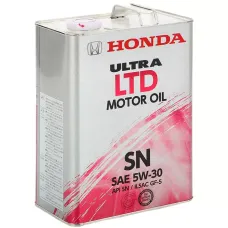 Моторна олива HONDA "Ultra LTD API SN/GF-5 5W-30" 4л (0821899974)