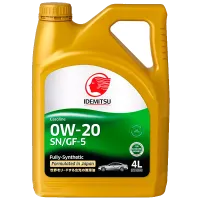 Моторна олива IDEMITSU 0W-20 SN/GF-5 4л (30011325-746000020)