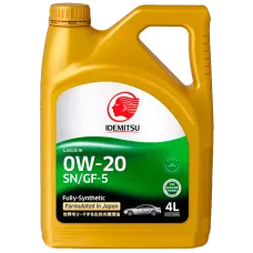 Моторна олива IDEMITSU 0W-20 SN/GF-5 4л (30011325-746000020)