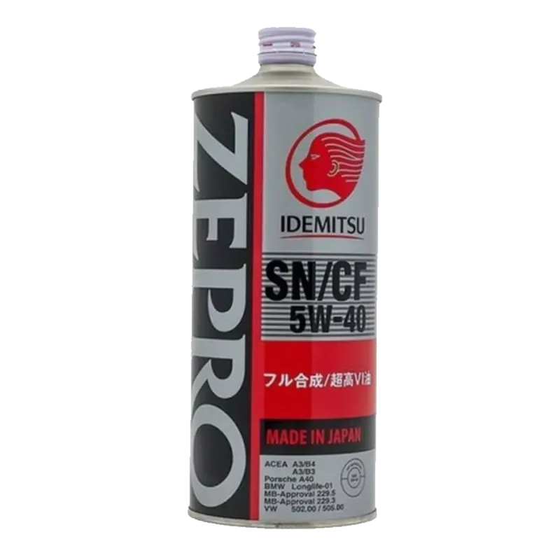 Олива моторна IDEMITSU ZEPRO EURO SPEC SAE 5W-40 1л (1849054)