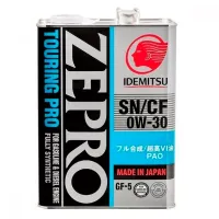 Моторна олива IDEMITSU ZEPRO TOURING PRO SAE 0W-30 4л (3615041)