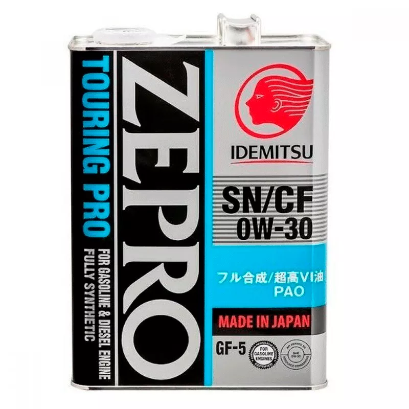 Моторна олива IDEMITSU ZEPRO TOURING PRO SAE 0W-30 4л (3615041)