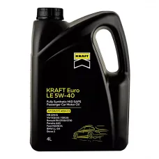Моторна олива KRAFT Euro LE 5W-40, 4л (708436)