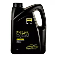 Моторна олива KRAFT Euro LL-III 5W-30, 4л (708433)