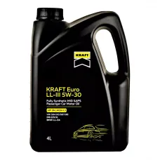 Моторна олива KRAFT Euro LL-III 5W-30, 4л (708433)