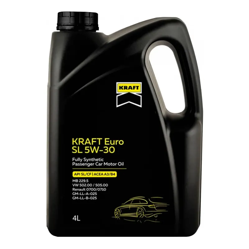 Моторна олива KRAFT Euro SL 5W-30, 4л (708434)