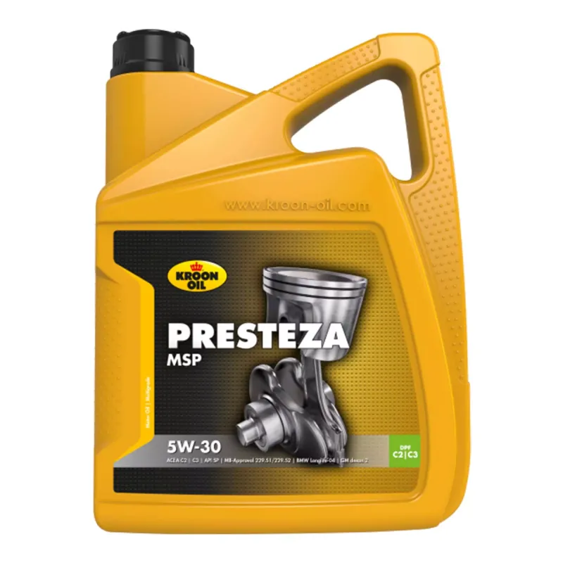 Олива моторна Kroon Oil Presteza MSP 5W-30 C3 5л (33229)