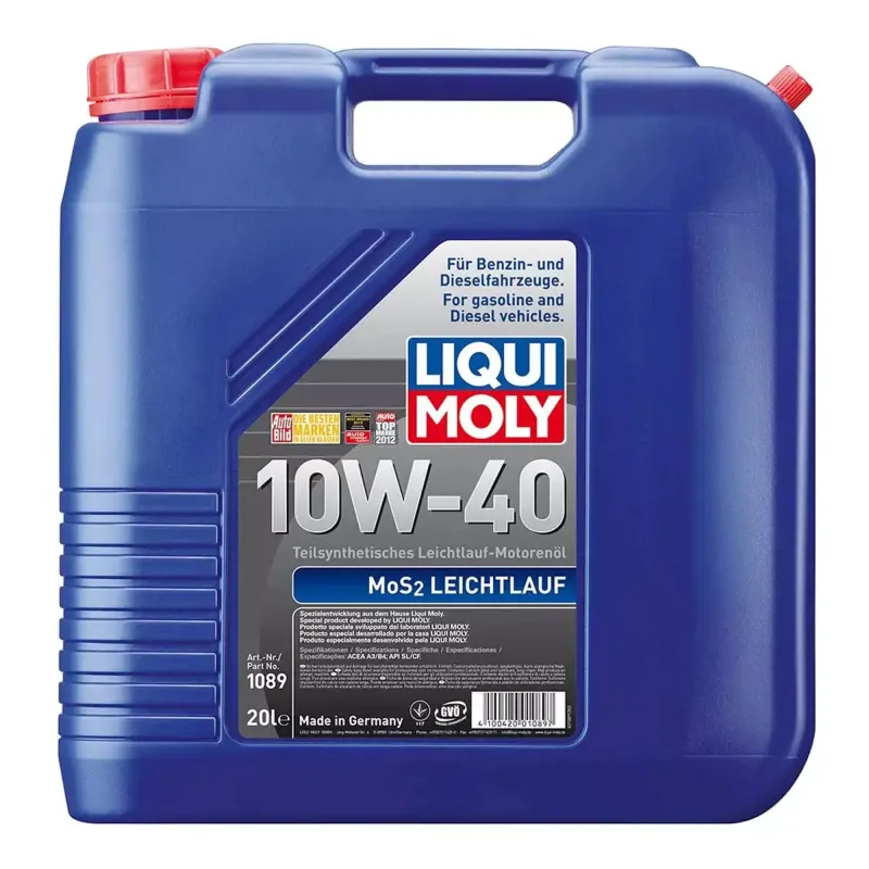 Олива моторна Liqui Moly MOS2-Leichtlauf 10W-40 20л (1089)