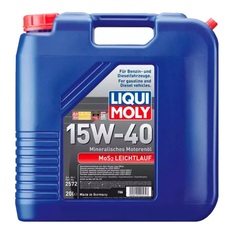 Моторна олива Liqui Moly MOS2 LEICHTLAUF 15W-40 20л (2572)