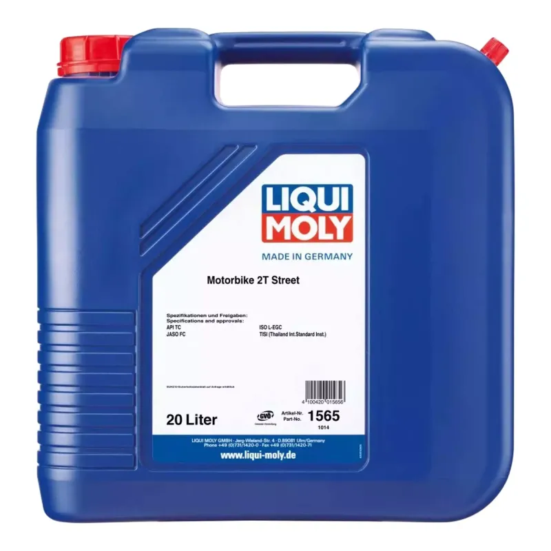 Моторна олива Liqui Moly Motorbike 2T Street 20л (1565)