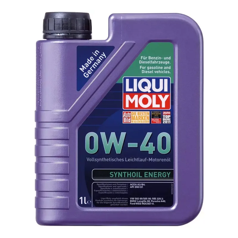 Олива моторна Liqui Moly Synthoil Energy 0W-40 1л (1922)