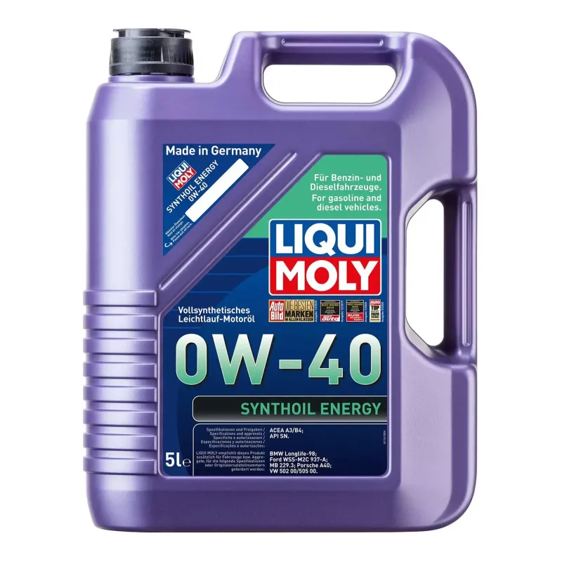 Моторна олива Liqui Moly Synthoil Energy 0W-40 5л (1923)