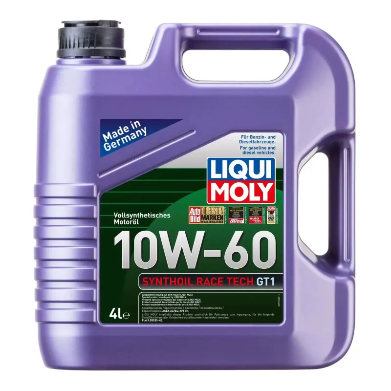 Моторна олива Liqui Moly Synthoil Race Tech GT1 10W-60 4л (7535)