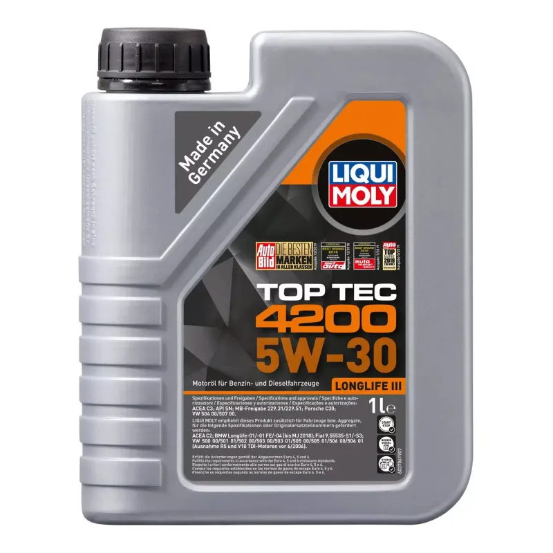 Олива моторна LIQUI MOLY Top Tec 4200 SAE 5W-30 1л (7660)