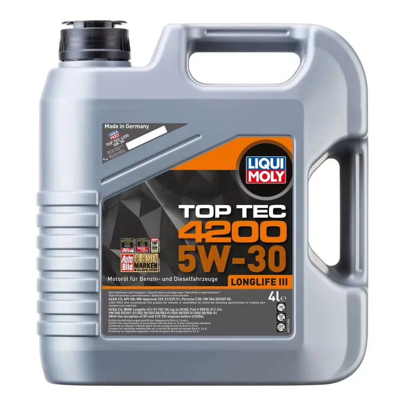 Олива моторна Liqui Moly Top Tec 4200 SAE 5W-30 4л (3715)