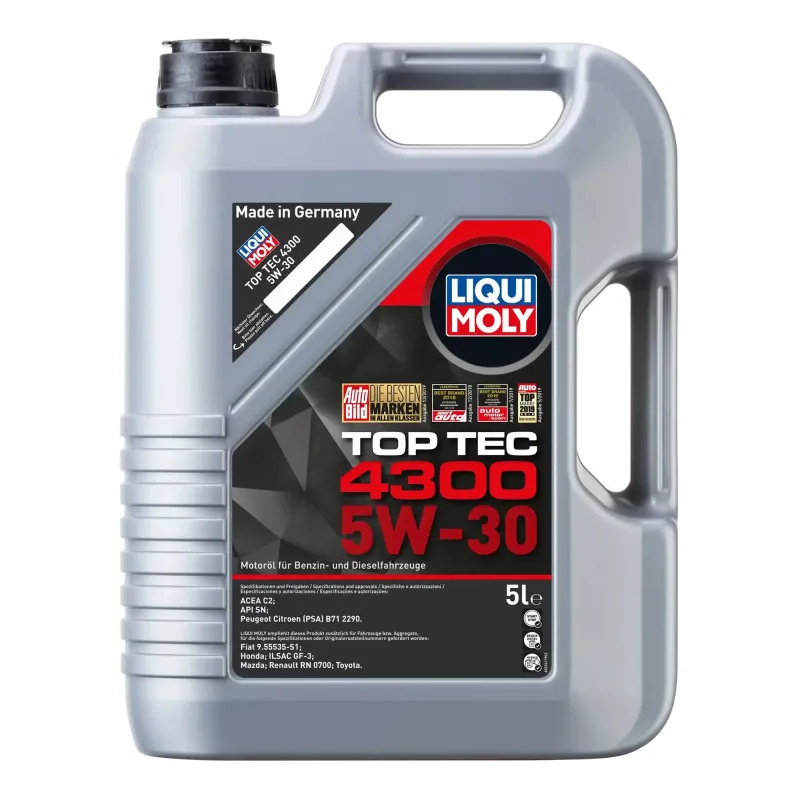 Олива моторна Liqui Moly Top Tec 4300 5W-30 5л (8031)