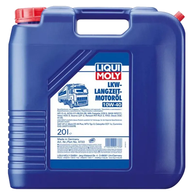 Моторна олива Liqui Moly LKW-Langzeit-Motoroil 10W-40 20л (4733)