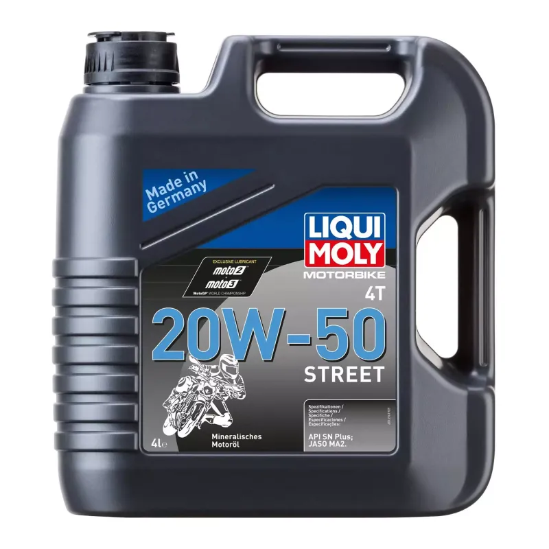 Моторна олива Liqui Moly Motorbike 4T Street 20W-50 4л (1696)