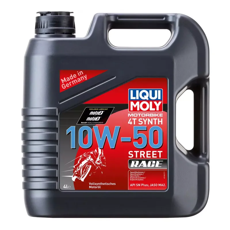 Моторна олива Liqui Moly Motorbike 4T Synth Street Race 10W-50 4л  (7508)
