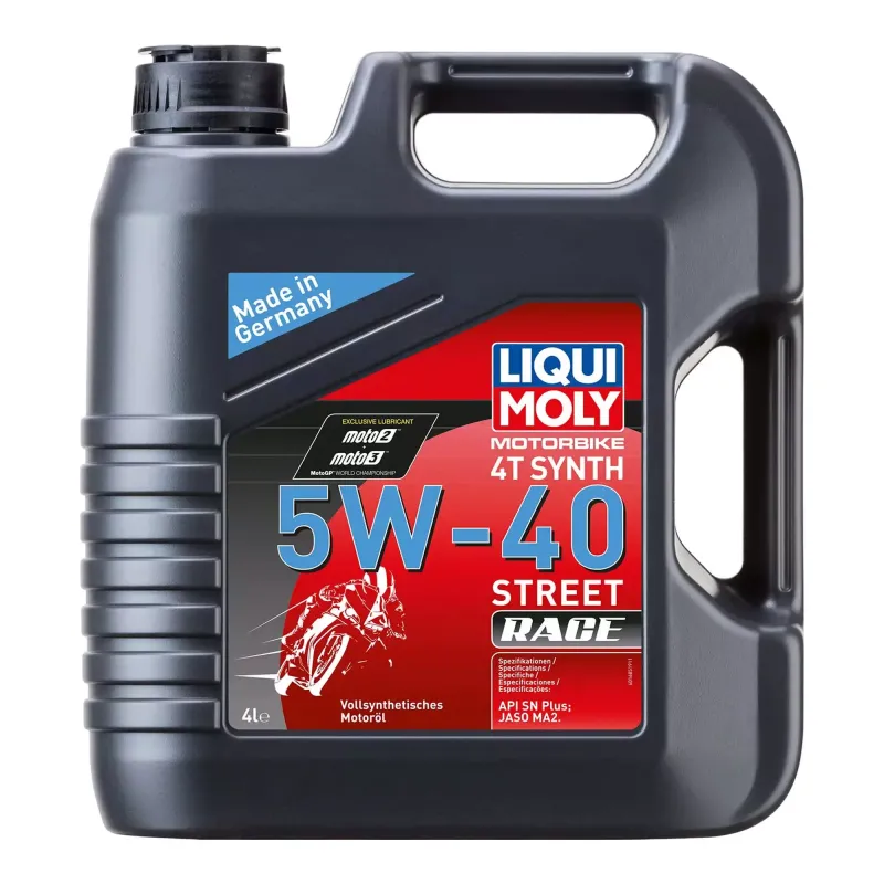 Моторна олива Liqui Moly Motorbike 4T Synth Street Race 5W-40 4л (1685)