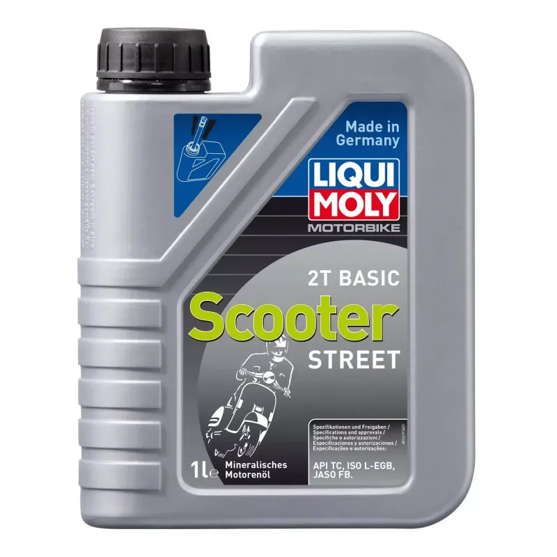 Моторна олива Liqui Moly Motorbike Basic Scooter Street 2T 1л  (8068)