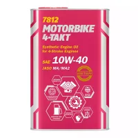 Моторна олива MANNOL 4-TAKT MOTORBIKE ESTER TECHNOLOGY 10W-40 1л (MN7812-1ME)