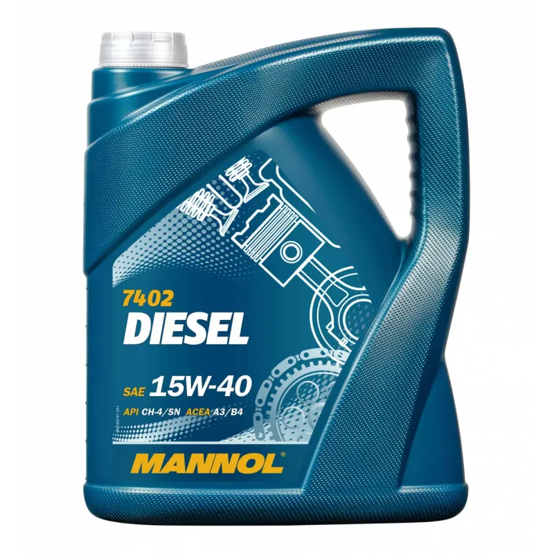 Моторна олива MANNOL DIESEL 15W-40 5л (MN7402-5)