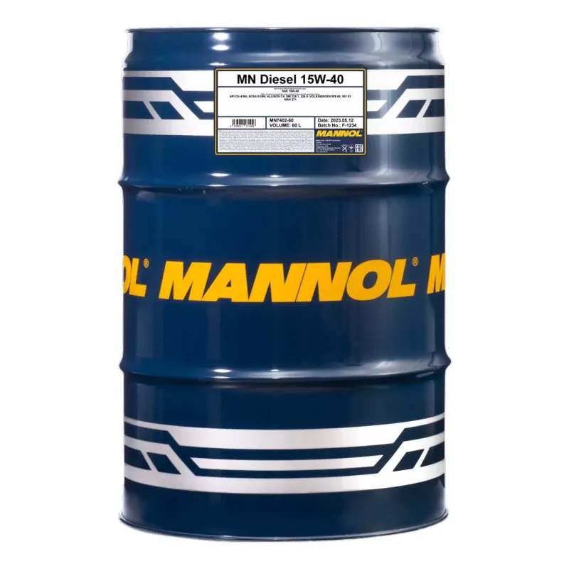 Моторна олива MANNOL DIESEL 15W-40 60л (MN7402-60)