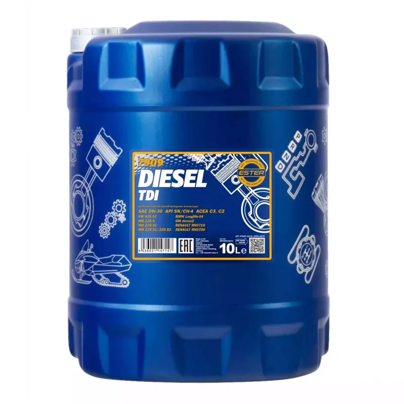 Моторна олива MANNOL DIESEL 5W-30 10л (MN7909-10)