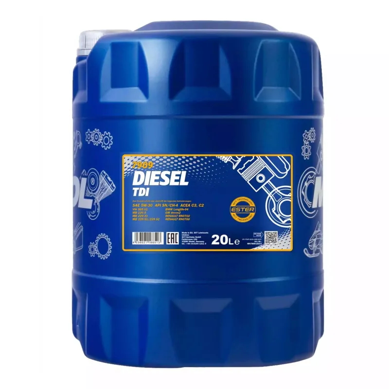 Моторна олива MANNOL DIESEL TDI 5W-30 20л (MN7909-20)