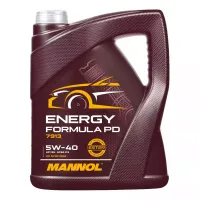 Моторна олива MANNOL ENERGY FORMULA PD HC Synthese engine oil 5W-40 5л (MN7913-5)