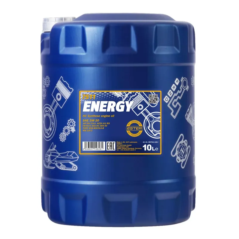Моторна олива MANNOL ENERGY HC Synthese engine oil SAE 5W-30 10л (MN7511-10)