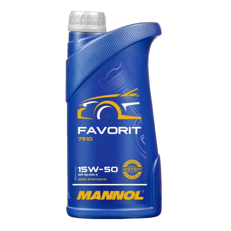 Моторна олива MANNOL FAVORIT SAE 15W-50 1л (MN7510-1)